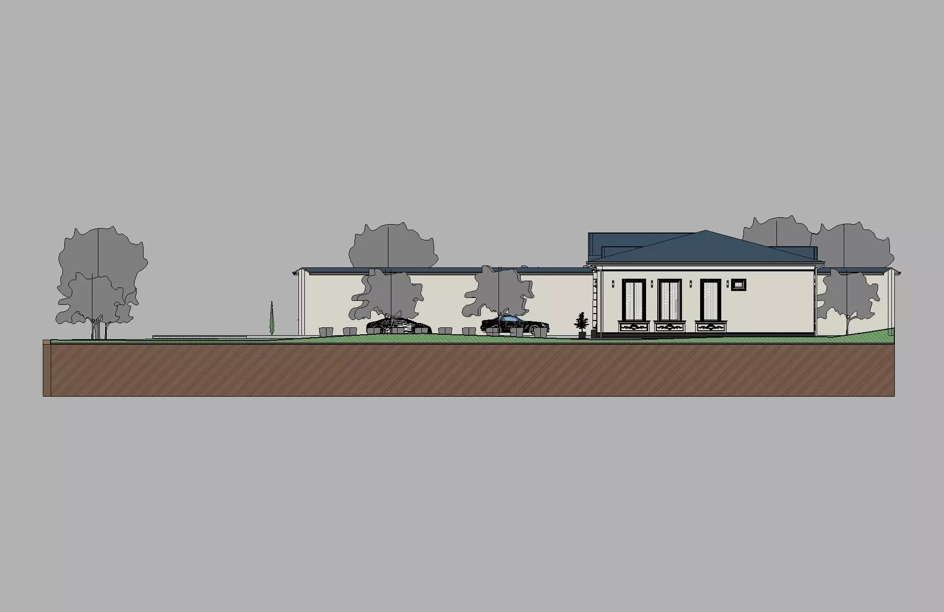 Classic House Revit Model 7 3D model_21