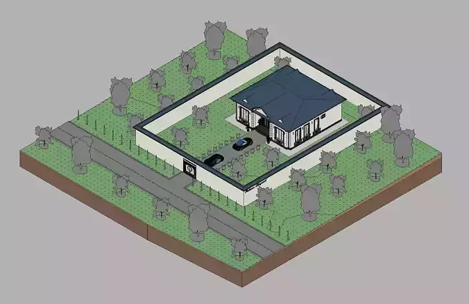 Classic House Revit Model 7