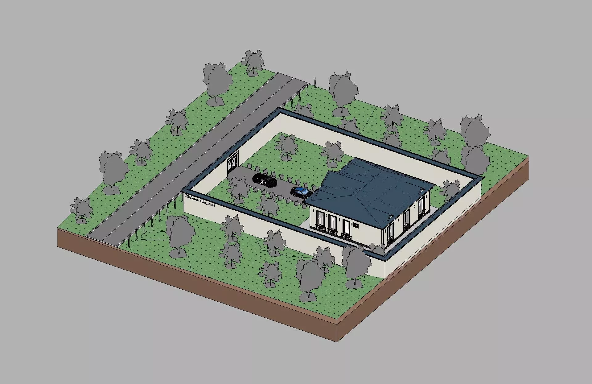 Classic House Revit Model 7 3D model_20