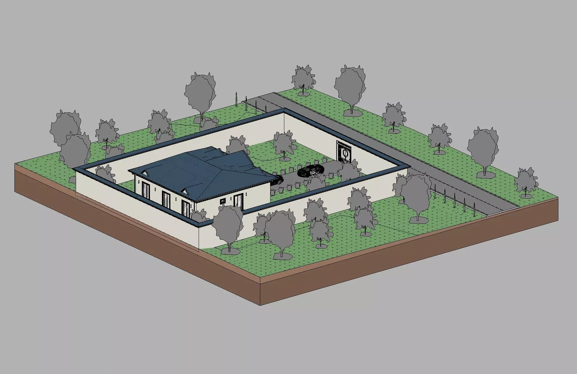 Classic House Revit Model 7 3D model_10