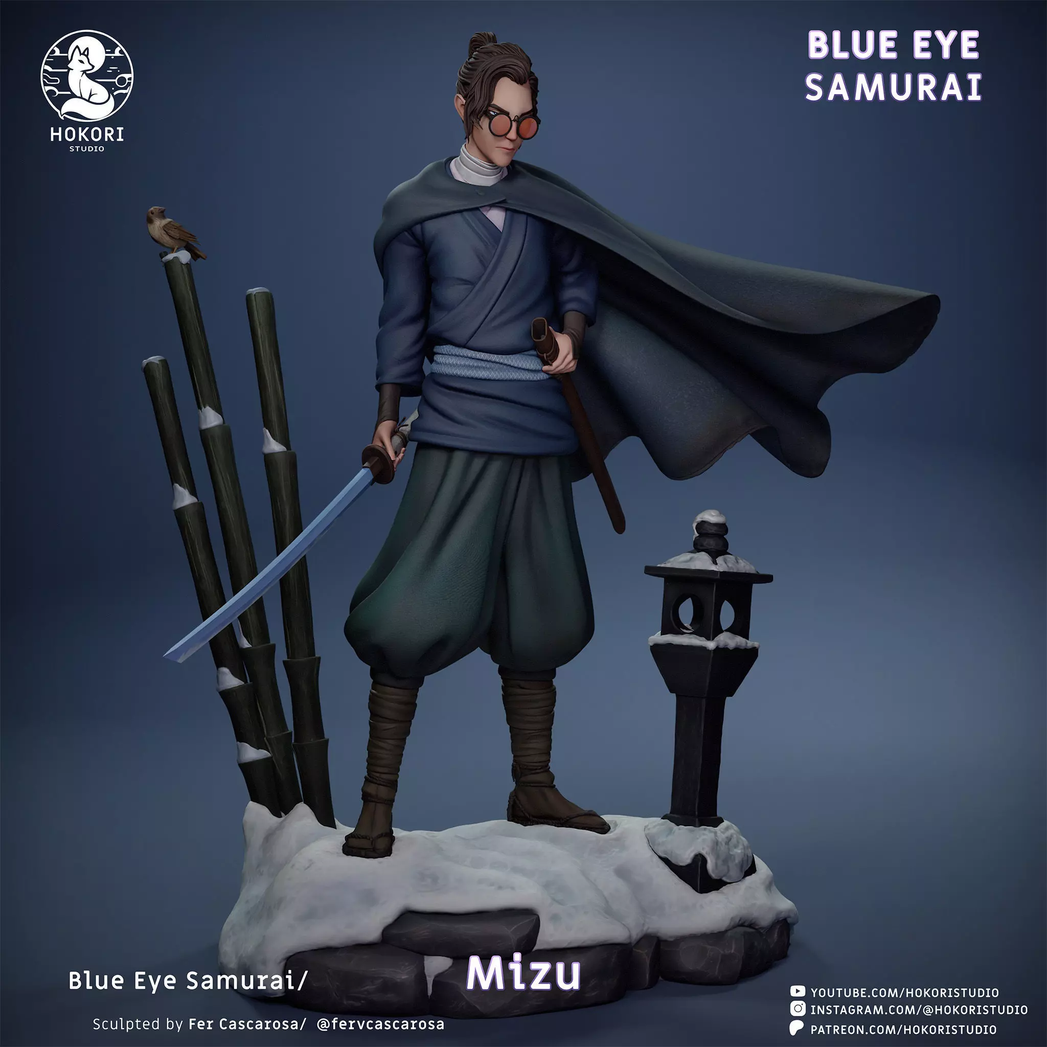 Mizu Full Scale Figure Hokori Studio 3D print model