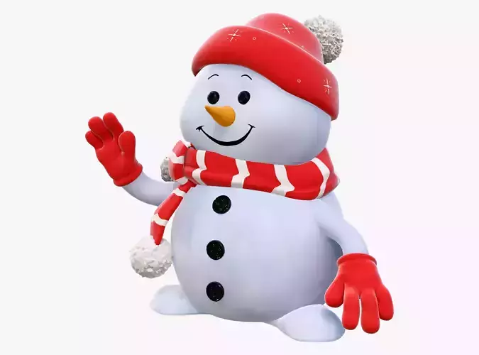 Cute Christmas Snowman M1