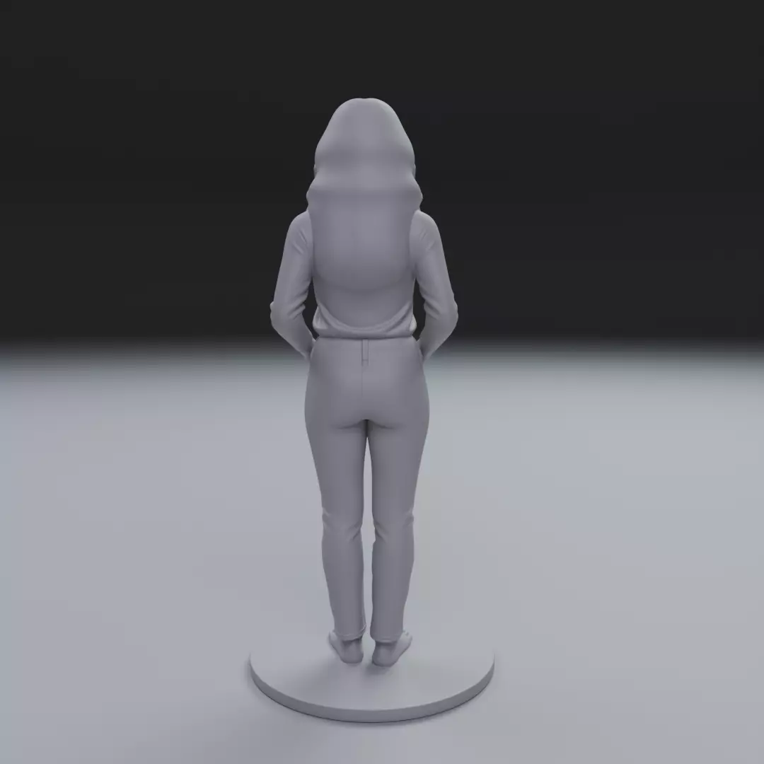 woman model pin up 3D print model_6