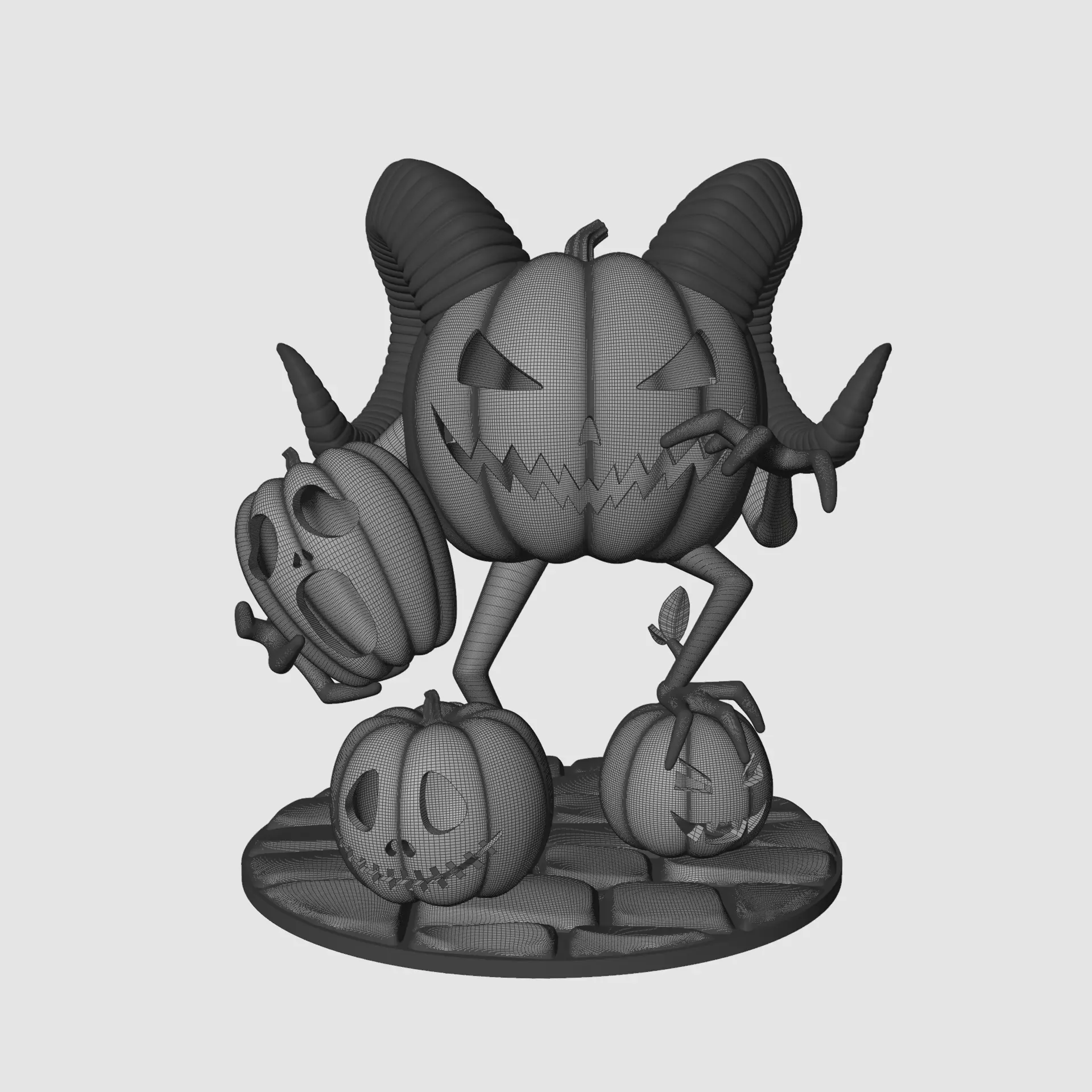 Sneaky Pumpkins Free 3D print model_2
