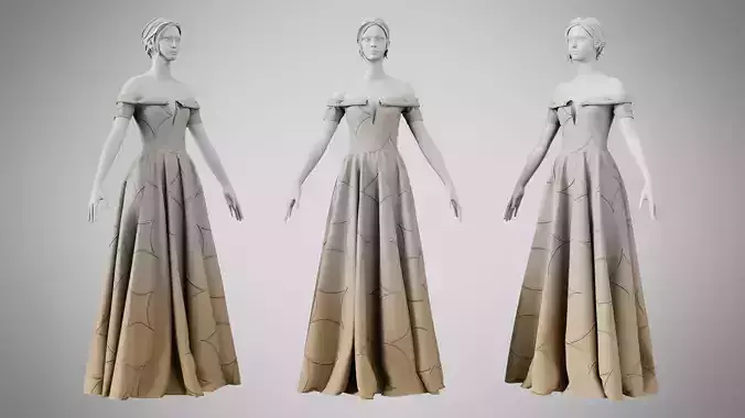 Dress 08 Grullo With Design