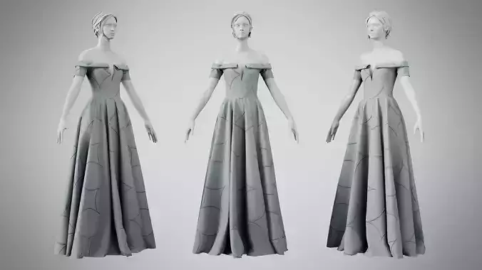 Dress 08 Philippine Gray With Design