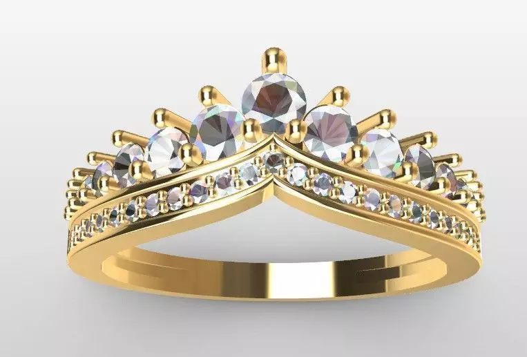 ANILLO TIARA 3D print model_1