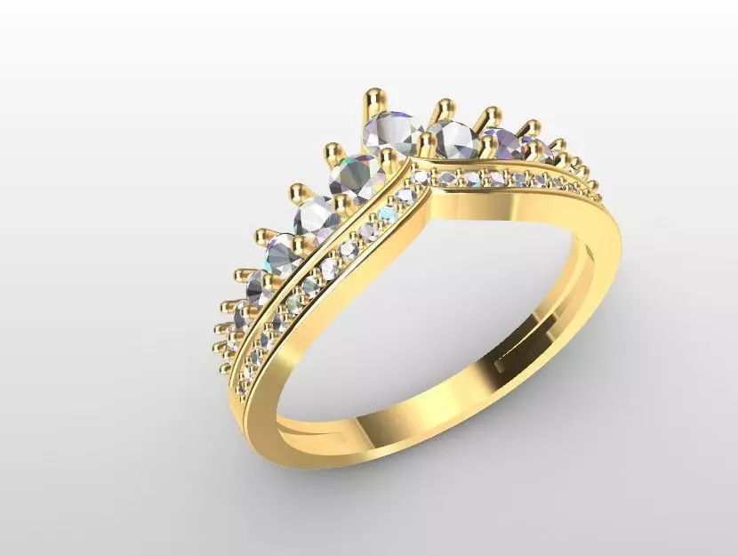 ANILLO TIARA 3D print model_0