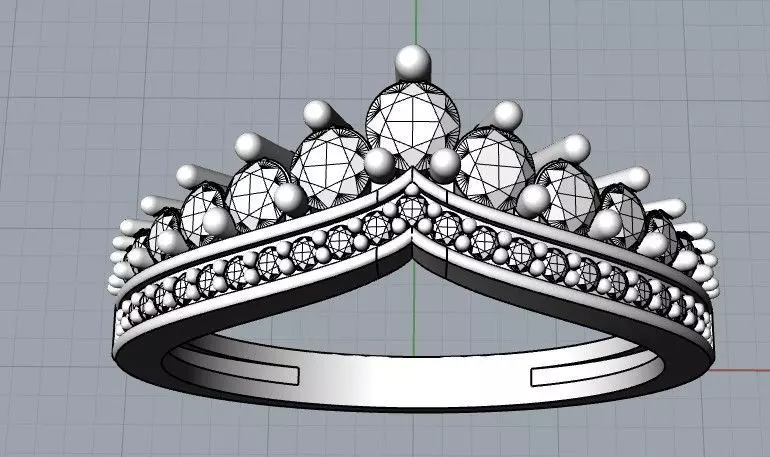 ANILLO TIARA 3D print model_5