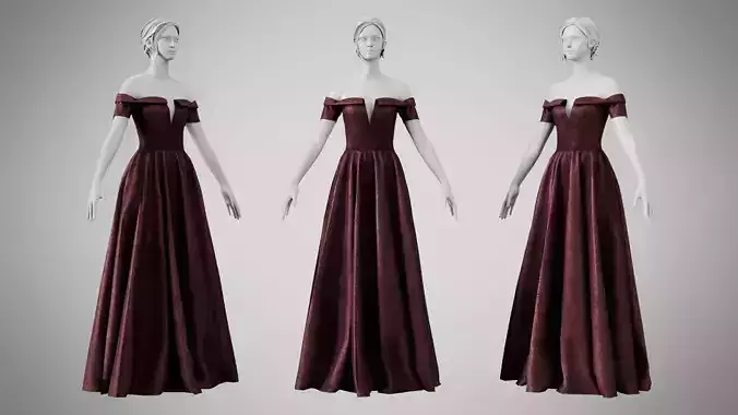 Dress 08 Chocolate Velvet