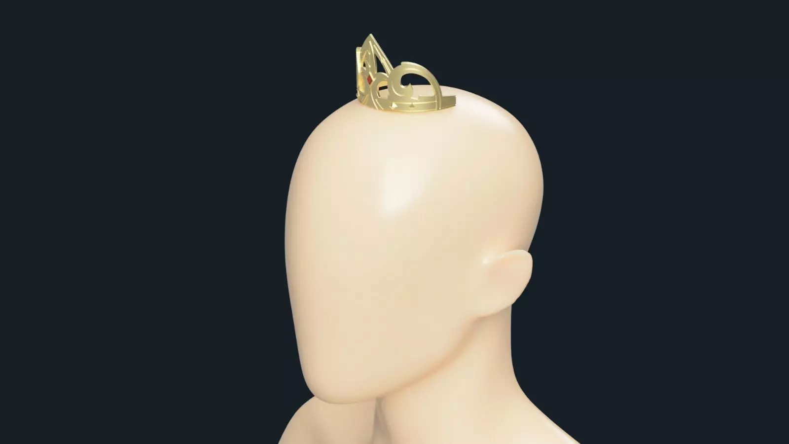 Fiona Crown 3D print model_3