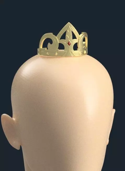 Fiona Crown 3D print model_2