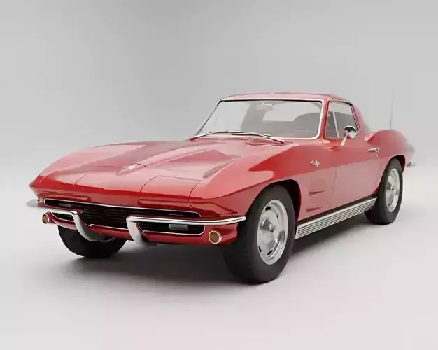 Pristine Red 1960s Chevrolet Corvette Stingray Coupe