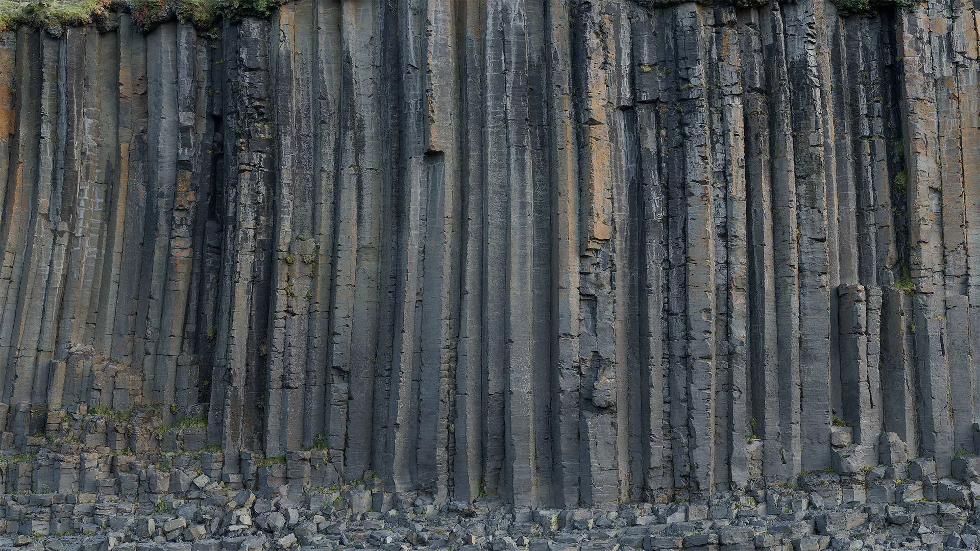 Basalt Cliff Rock Scan C Low-poly 3D model_14