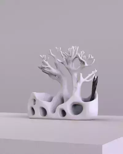 Tree Pen Organizer Printable