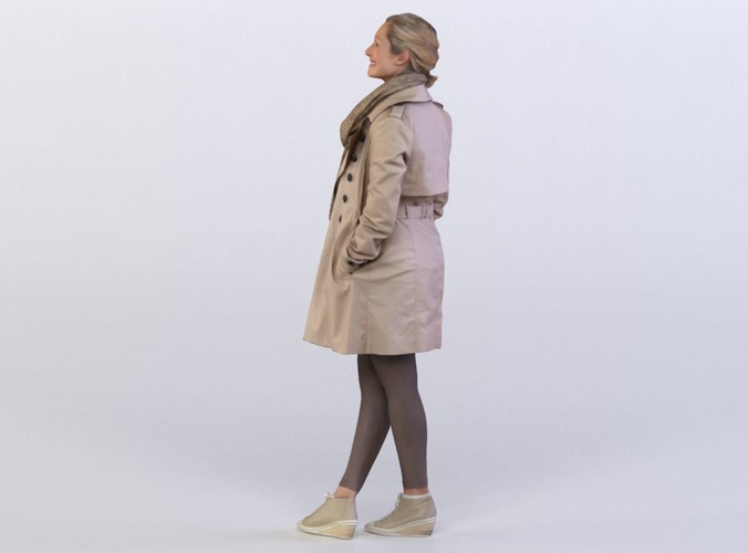 Rosy 0003 Woman in a coat