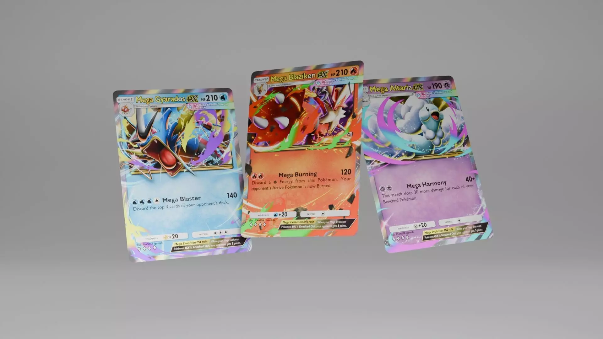 Pokemon cards 3D model_2