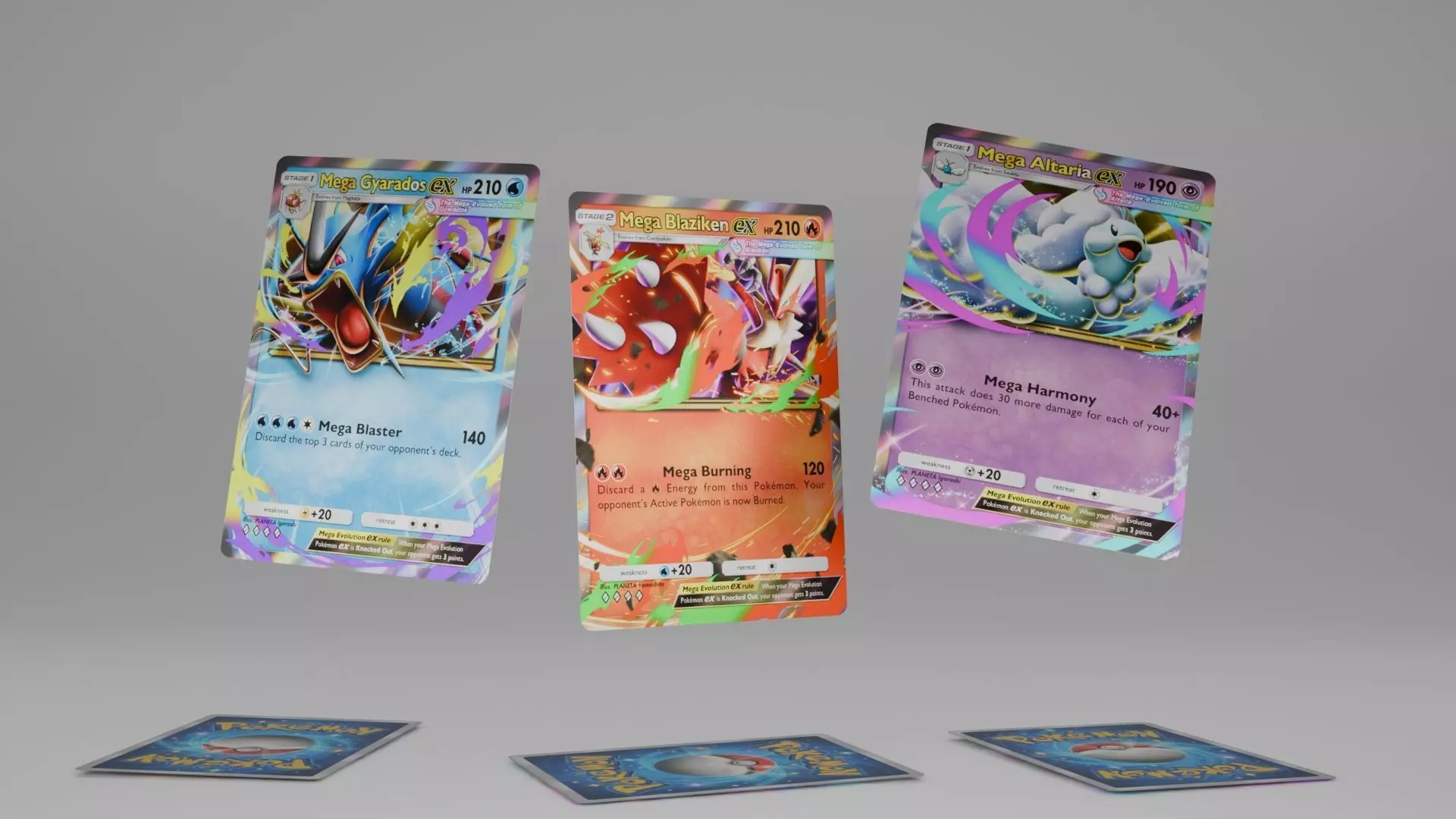 Pokemon cards 3D model_1