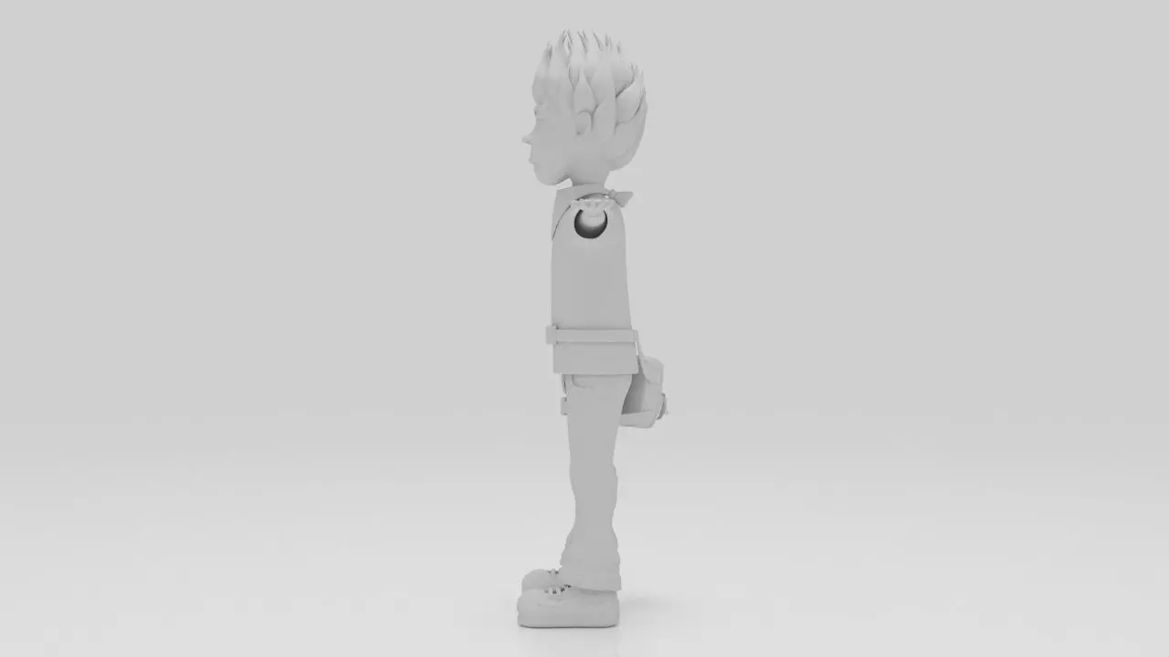 Character Hilo Rigged  Low-poly 3D model_6