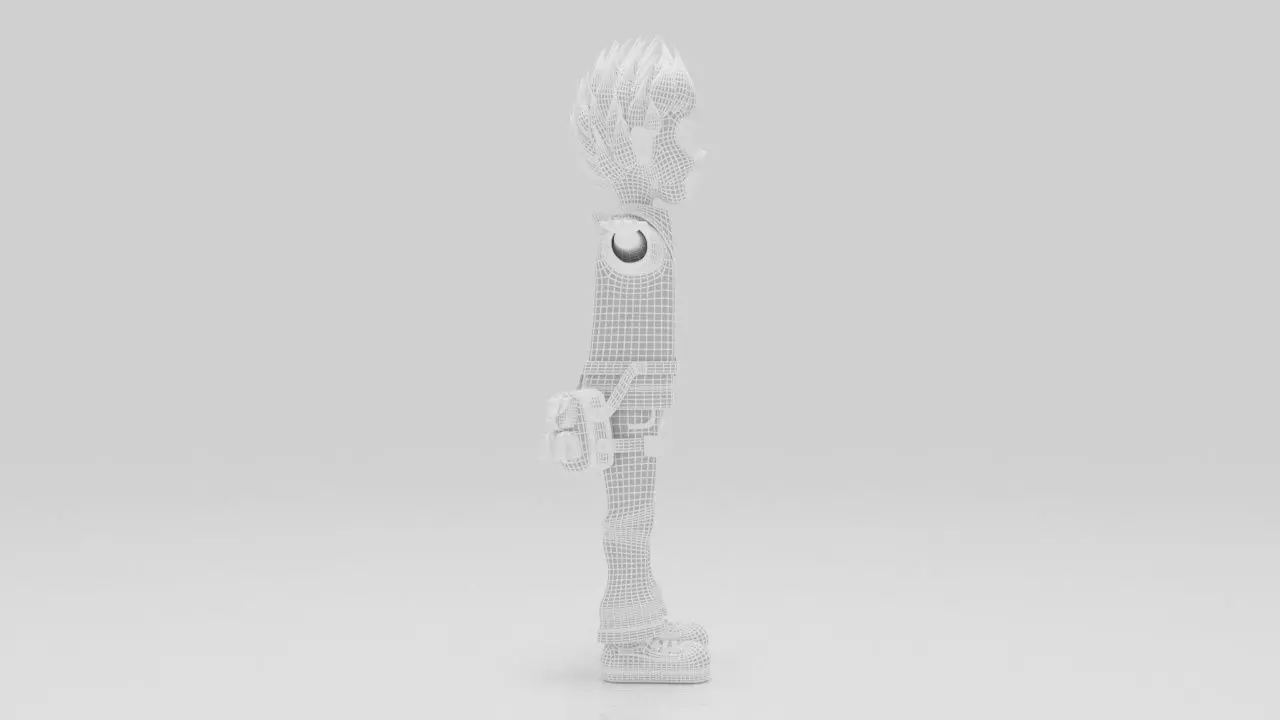 Character Hilo Rigged  Low-poly 3D model_12