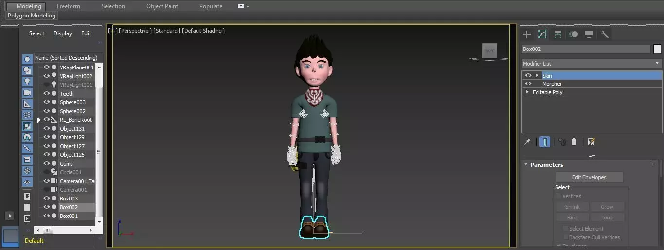 Character Hilo Rigged  Low-poly 3D model_13