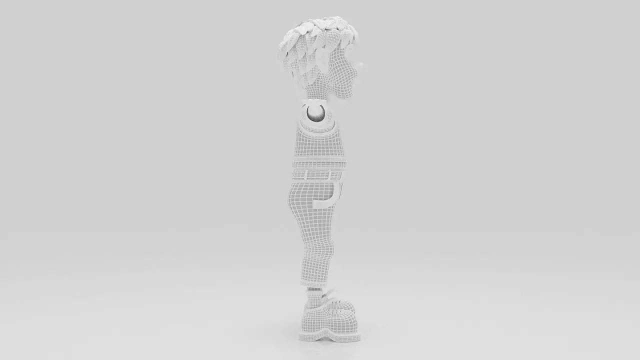 Character Popi Rigged  Low-poly 3D model_12