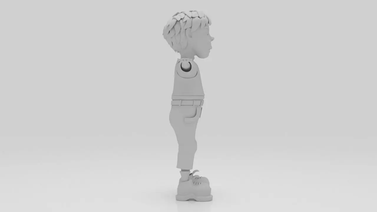Character Popi Rigged  Low-poly 3D model_8