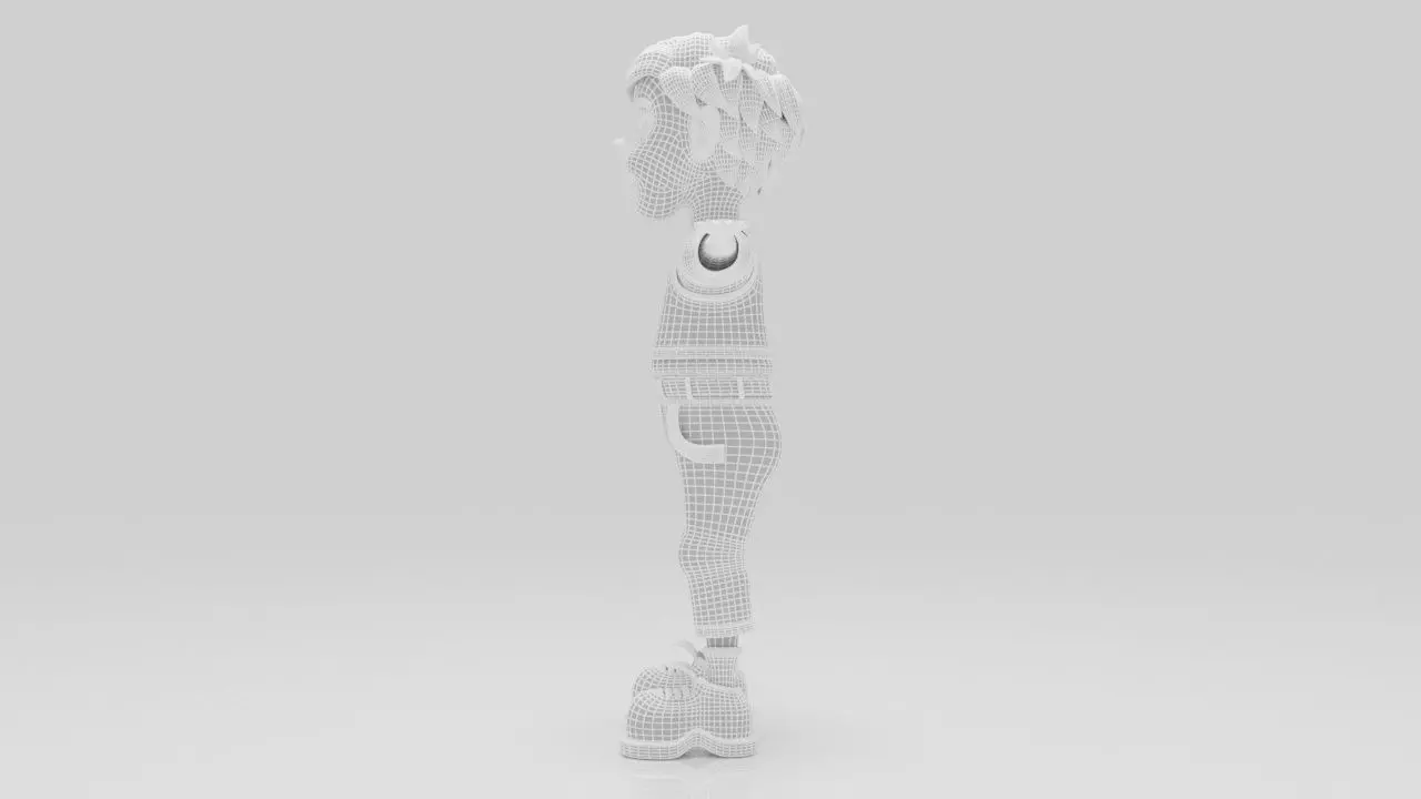 Character Popi Rigged  Low-poly 3D model_10