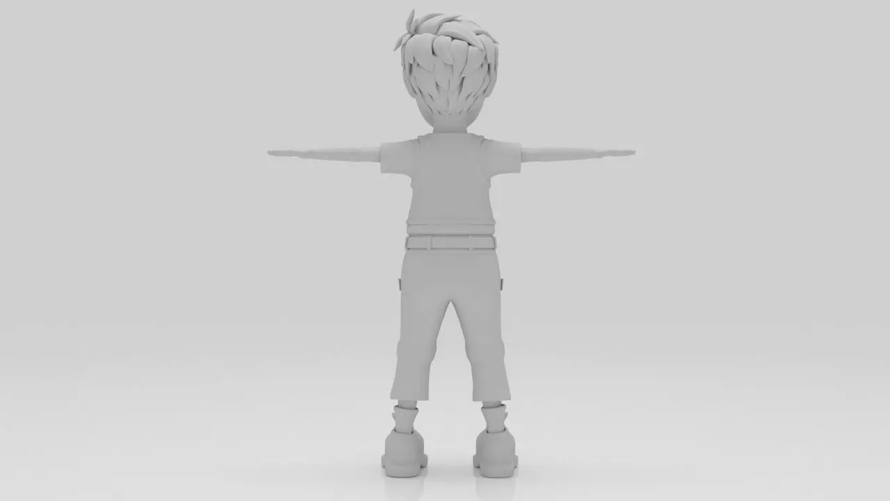 Character Popi Rigged  Low-poly 3D model_7