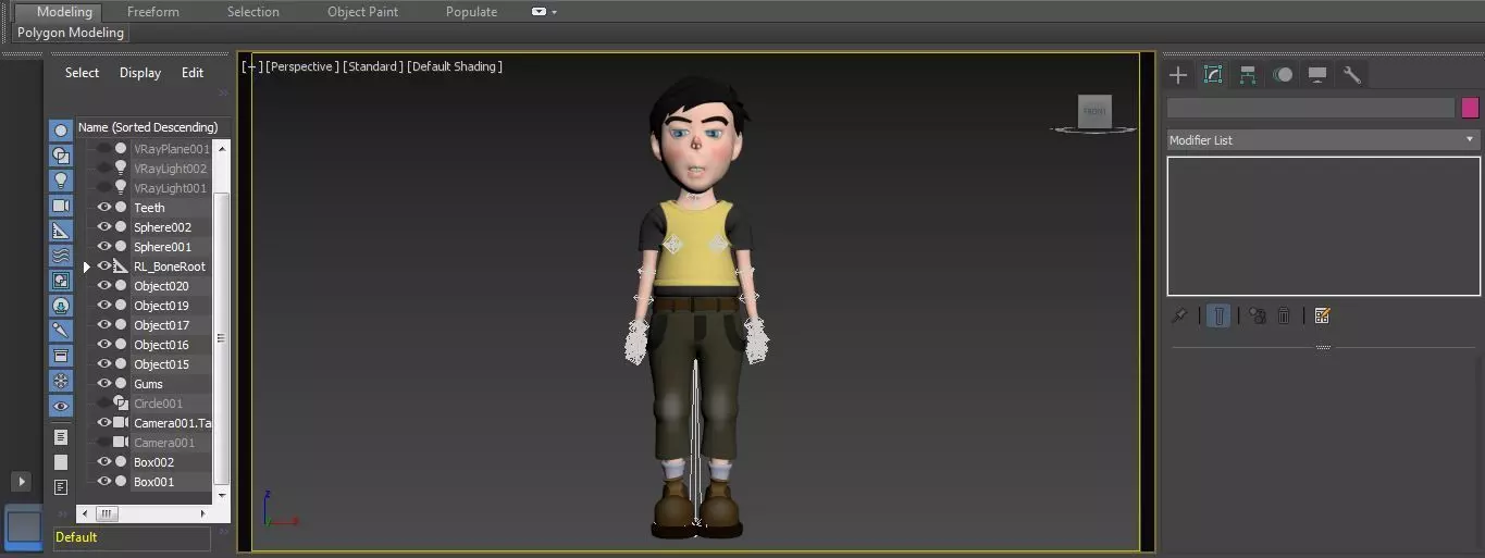 Character Popi Rigged  Low-poly 3D model_13