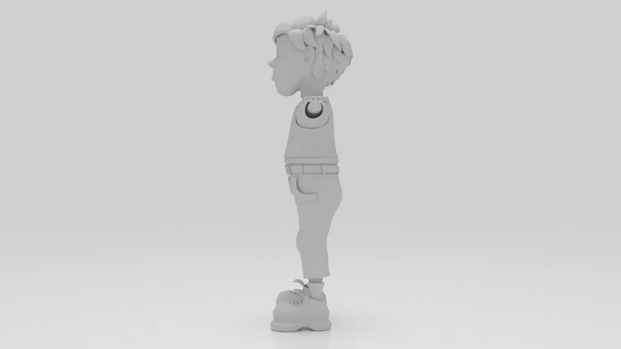 Character Popi Rigged  Low-poly 3D model_6