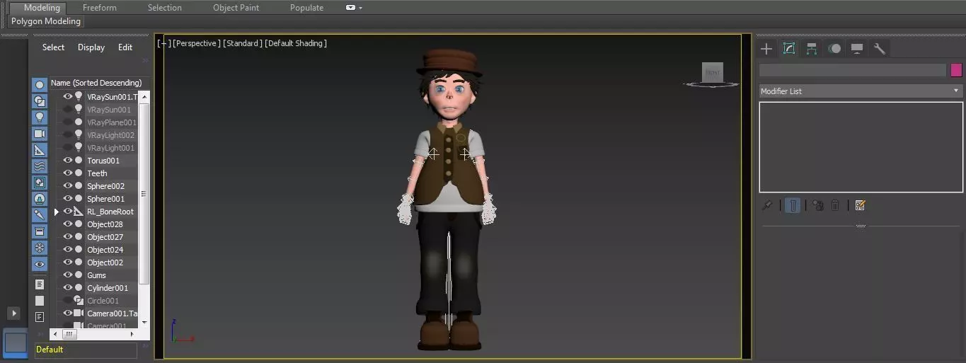 Character Lipo Rigged  Low-poly 3D model_13