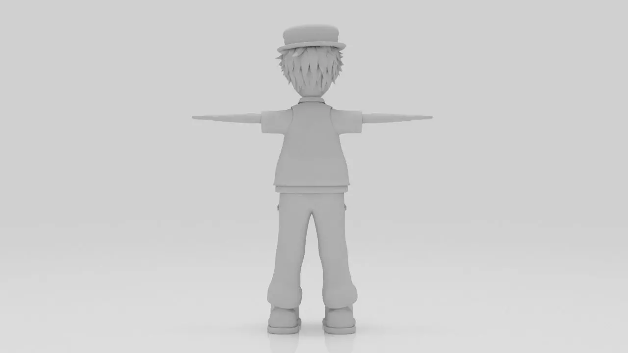 Character Lipo Rigged  Low-poly 3D model_7