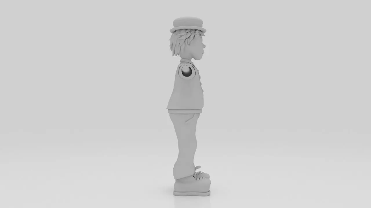 Character Lipo Rigged  Low-poly 3D model_8