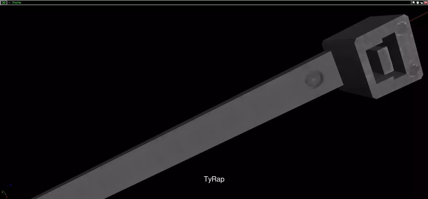 Gray Ty-Raps 3D Model Collection_2