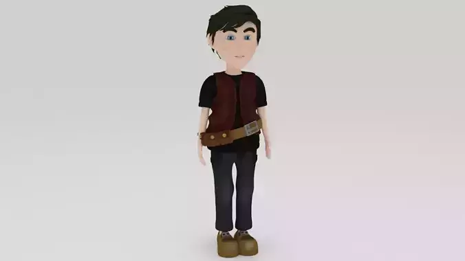 Character Zipo Rigged 