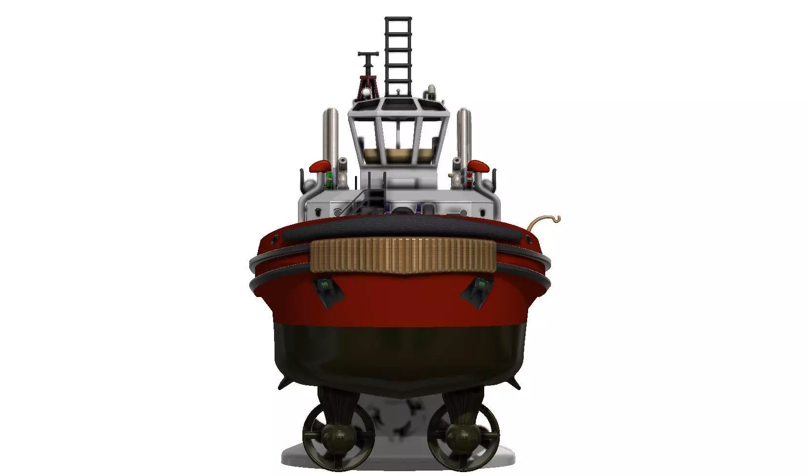 Modern Azimuth-Propelled Tug  3D Printable Model 3D print model_7
