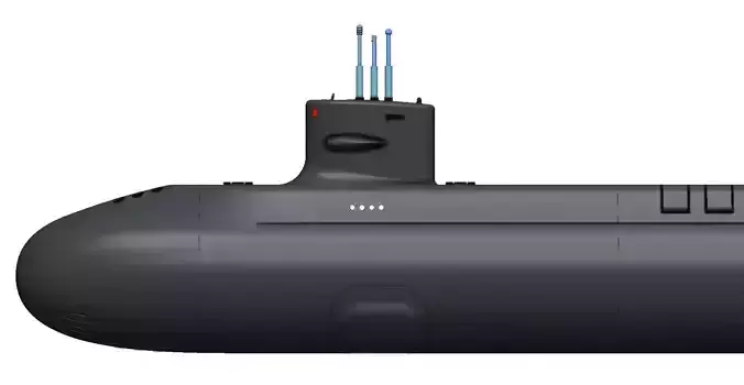 Columbia Class Submarine 1 meter