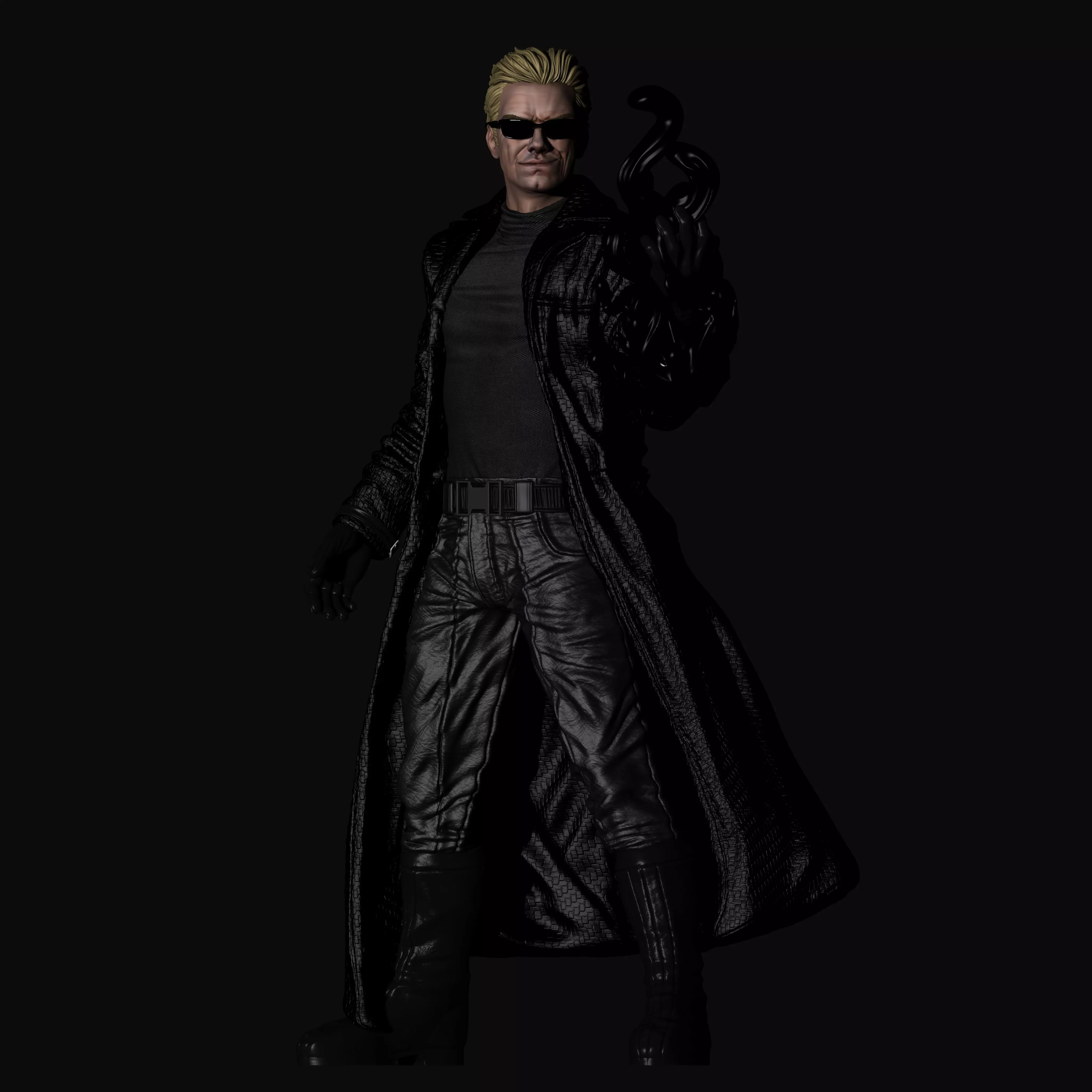 Albert Wesker 3D Print Figure Antony Starr Interpretation 3D print model_4