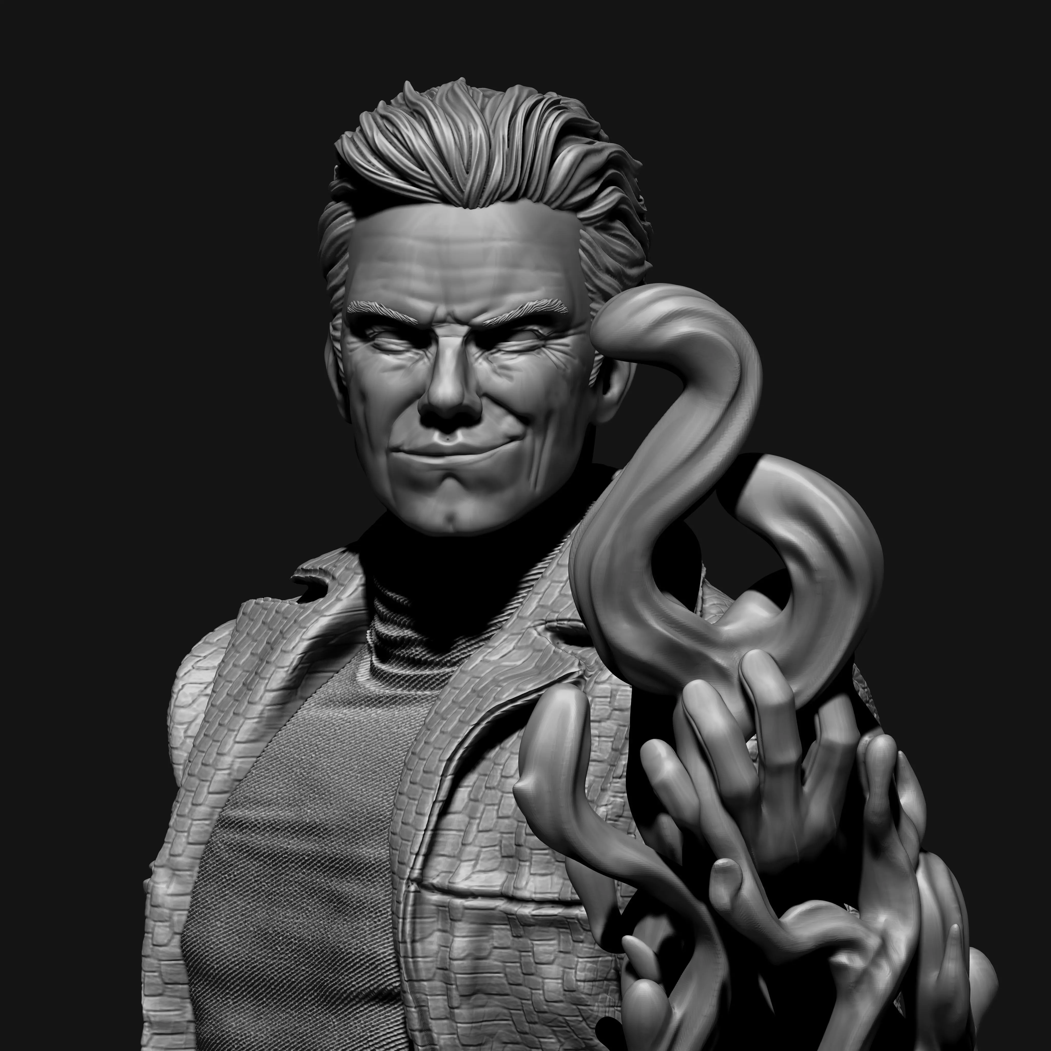 Albert Wesker 3D Print Figure Antony Starr Interpretation 3D print model_3