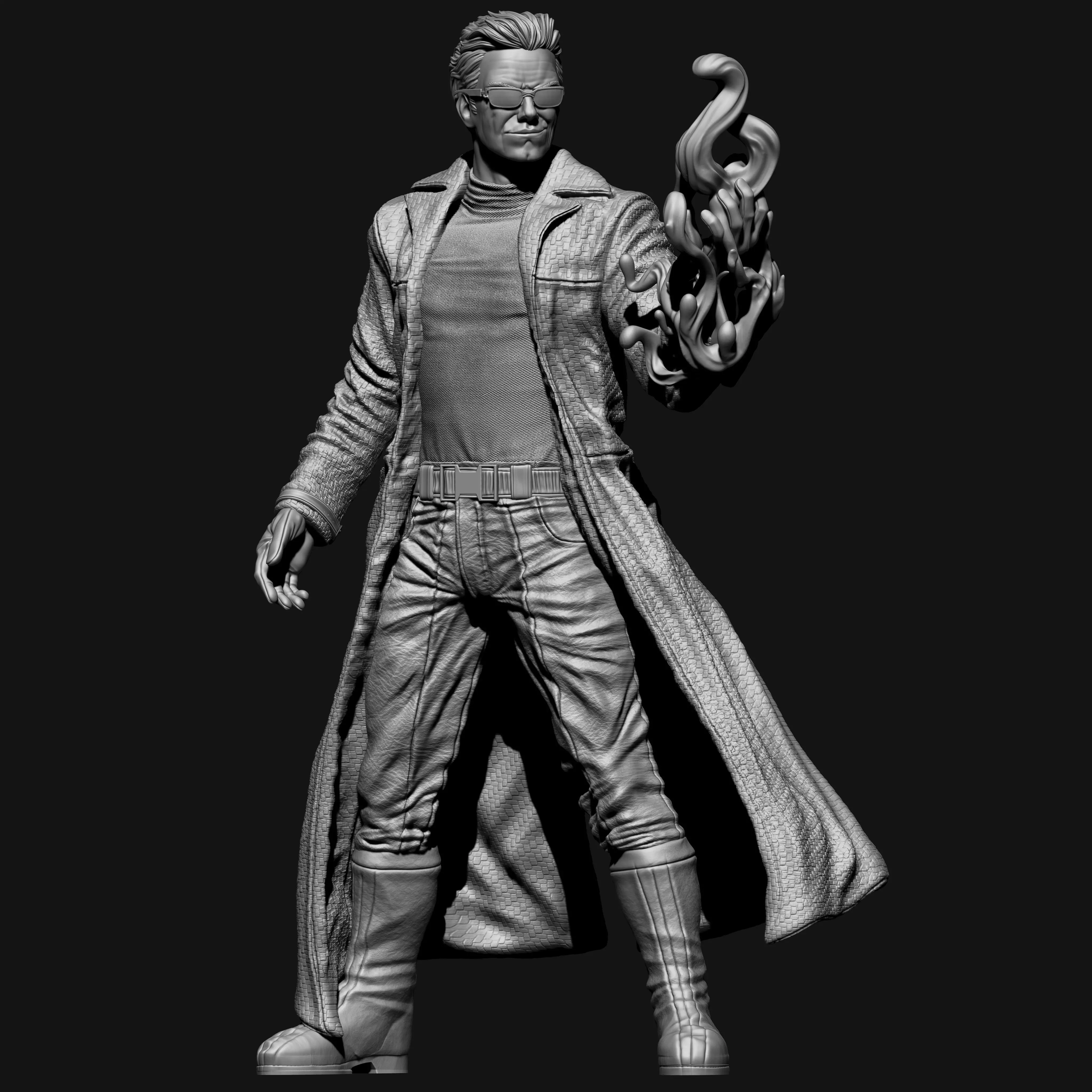 Albert Wesker 3D Print Figure Antony Starr Interpretation 3D print model_5
