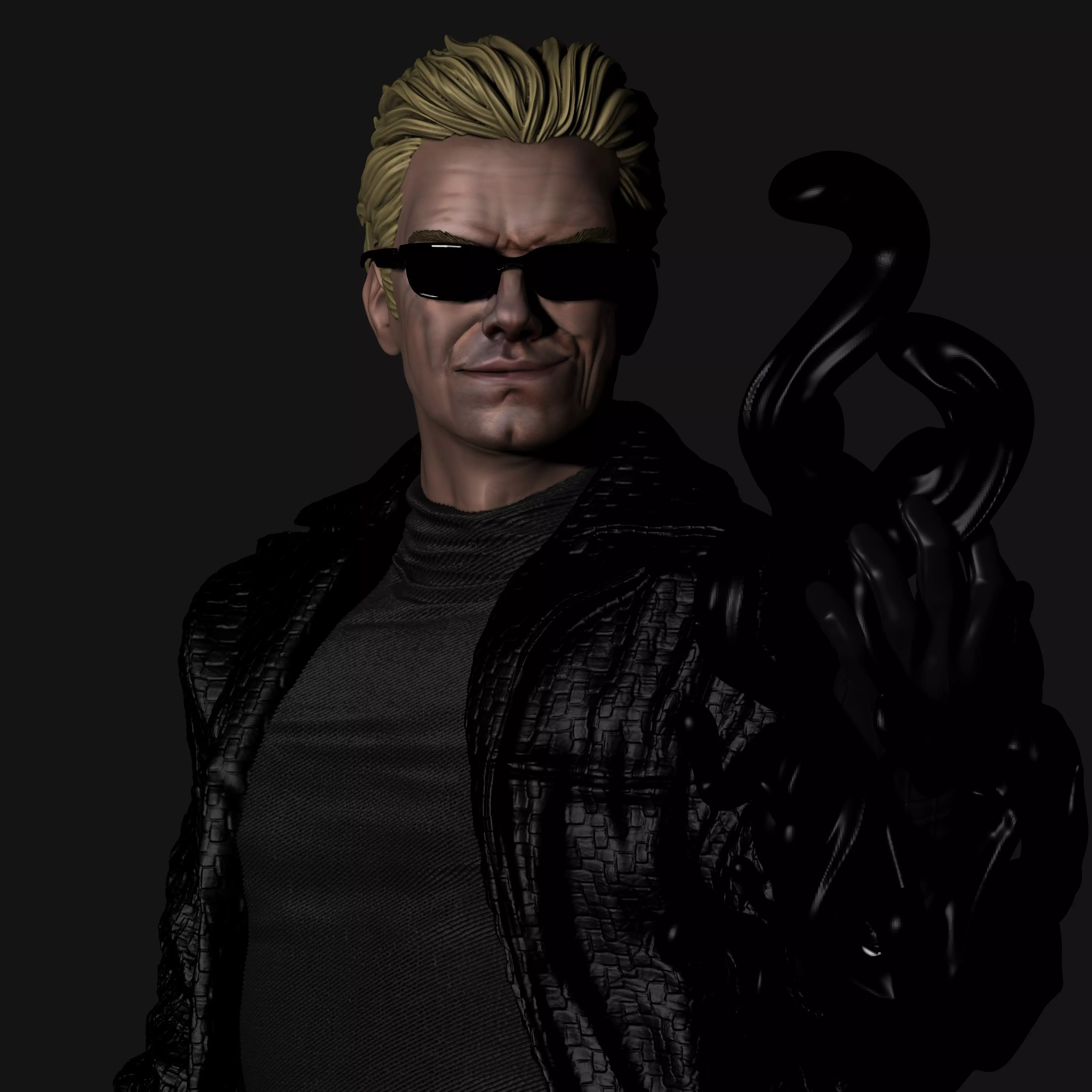 Albert Wesker 3D Print Figure Antony Starr Interpretation 3D print model_2