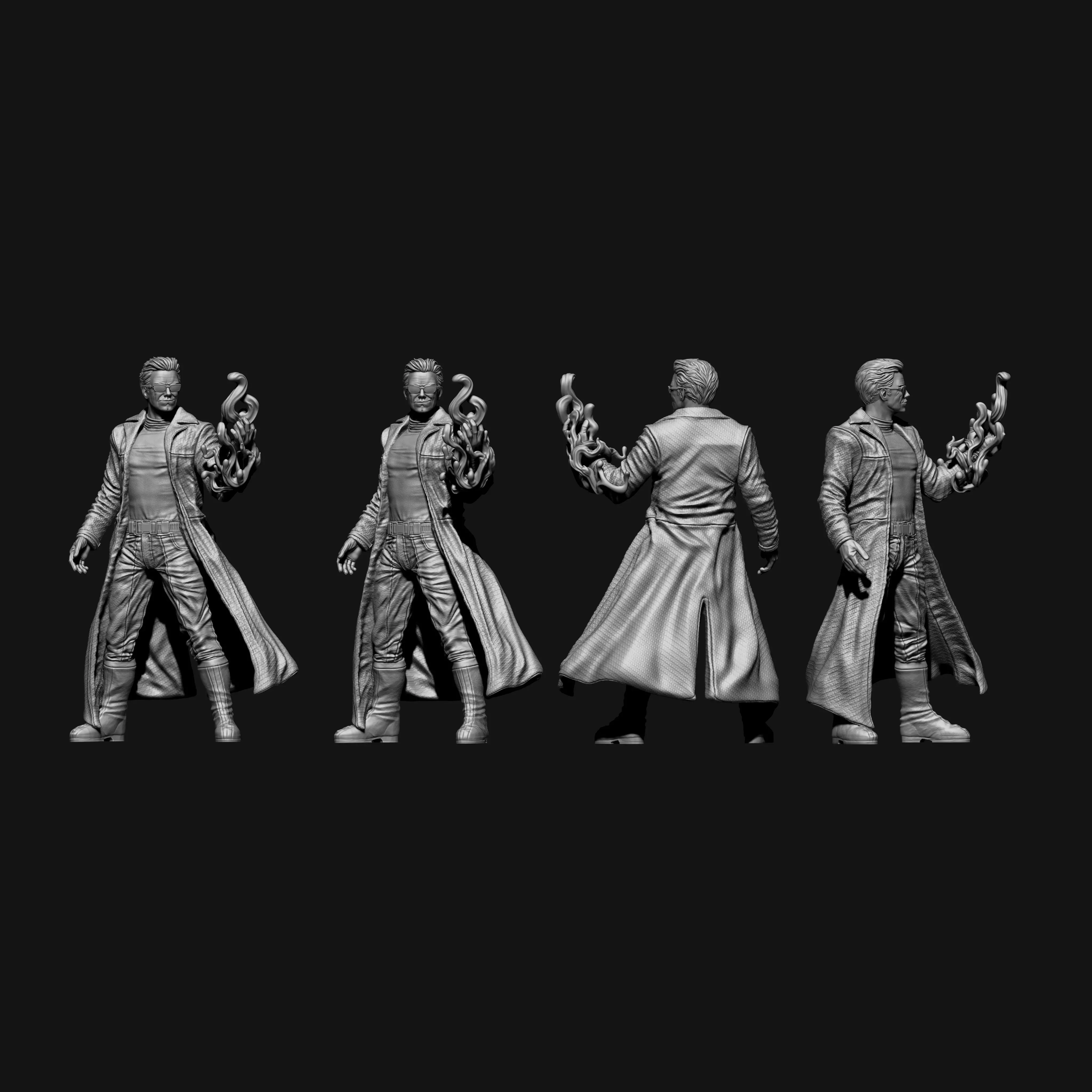Albert Wesker 3D Print Figure Antony Starr Interpretation 3D print model_0