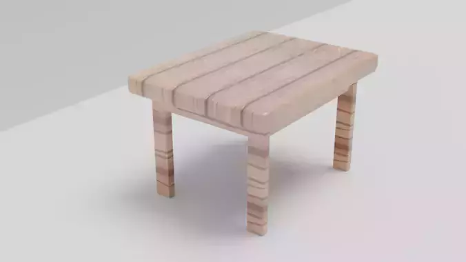 Wooden childrens desk