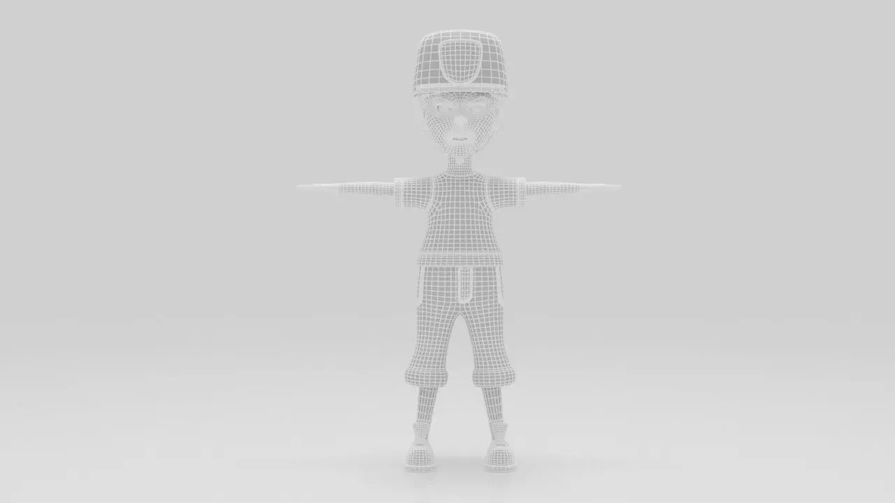 Character pack Rigged 05 Low-poly 3D model_12