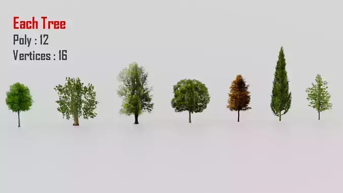 Lowpoly Trees 
