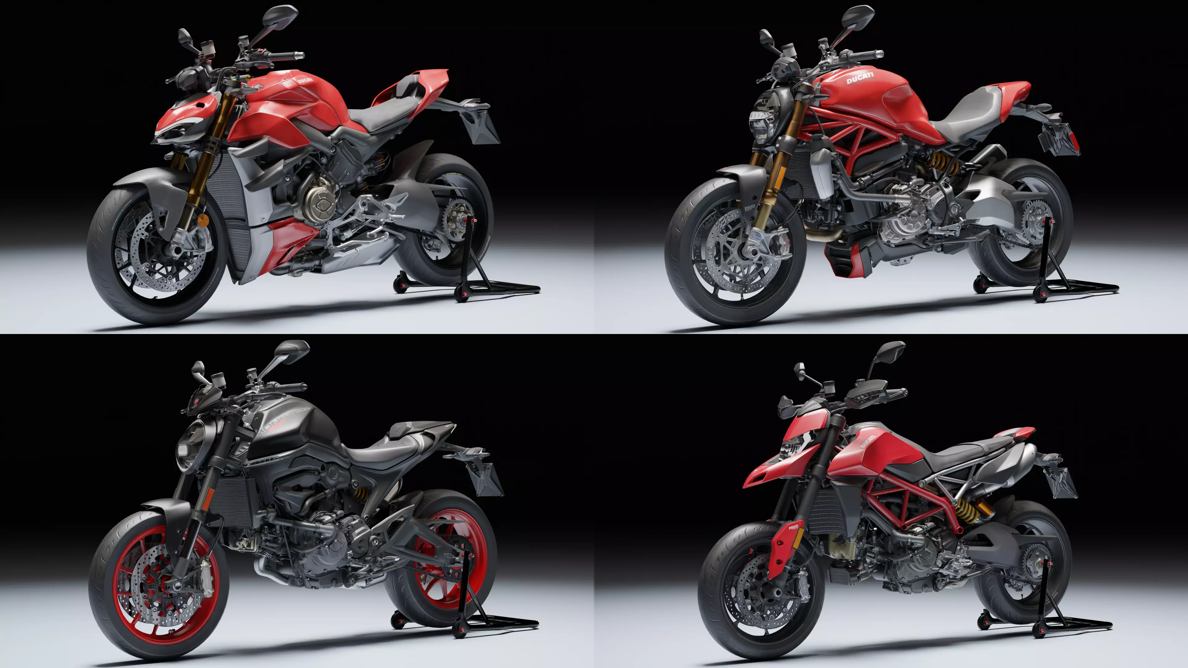 Ducati Street  Hooligan Pack 3D Model Collection_0