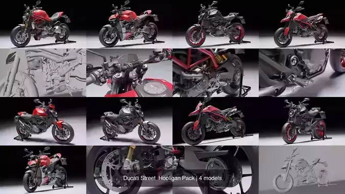 Ducati Street  Hooligan Pack