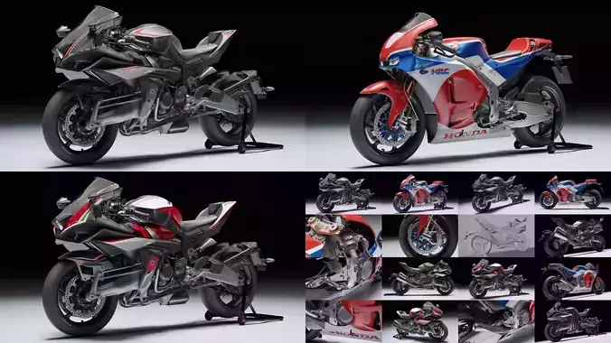 Exotic Weapons Duo 3D Model Collection