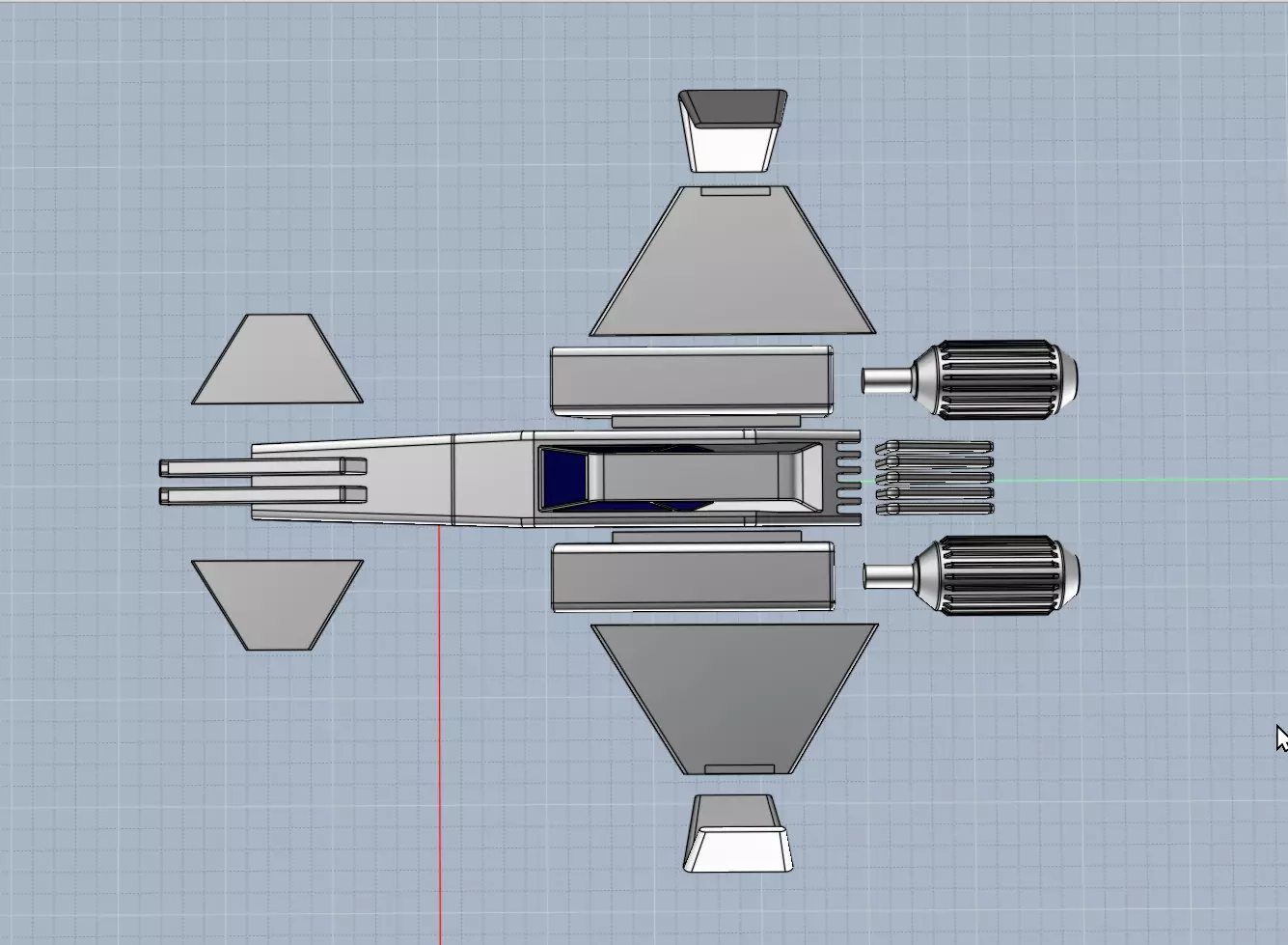3d printable spacecraft concept 3D print model_1